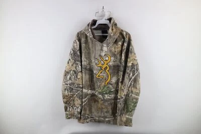 Sudadera con Capucha Vintage Streetwear Para Hombre Talla Grande Desteñida Realtree Camuflaje Foto 1 de 4