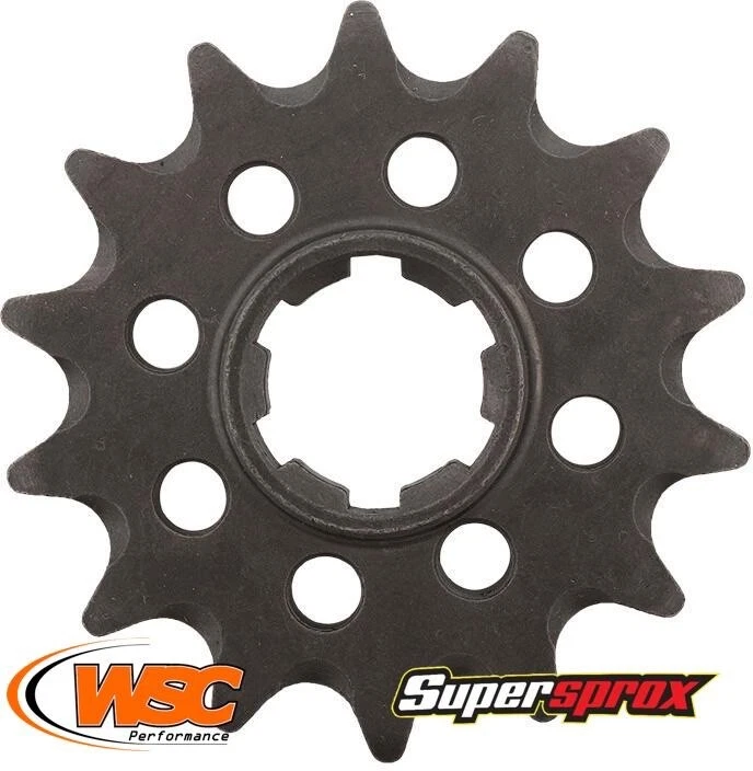 Roda dentada de contraeixo de aço Supersprox 520 CST-507:14 Kawasaki KX250 79-86 KX500 - Imagem 1 de 1