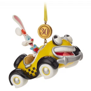 2018 Disney Store Roger Rabbit Benny Cab Christmas Ornament Legacy Sketchbook - Picture 1 of 2