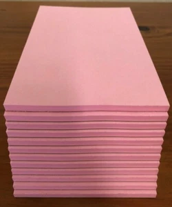 4' x 6' Pink Note/Memo Pads - 12 Pads - 50 Sheets Per Pad - Picture 1 of 2