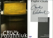 Chuck Palahniuk Signed Fight Club Hc 1st Edition 1st Print Psa/Dna Autographed