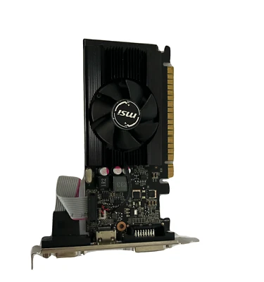 MSI NVIDIA GeForce GT 710 2GB GDDR3 Graphics Card (GT 710 2GD3H LP) - Image 1 of 2