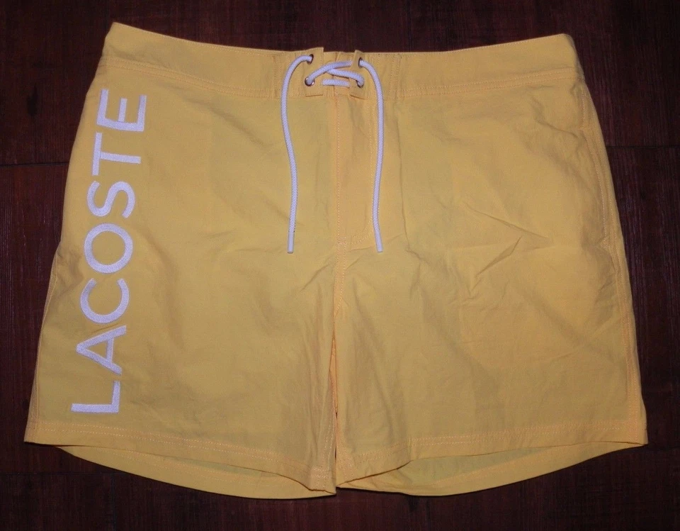 Lacoste Swim Shorts/Trunks, Color: Yellow, Brand New - Image 1 of 1