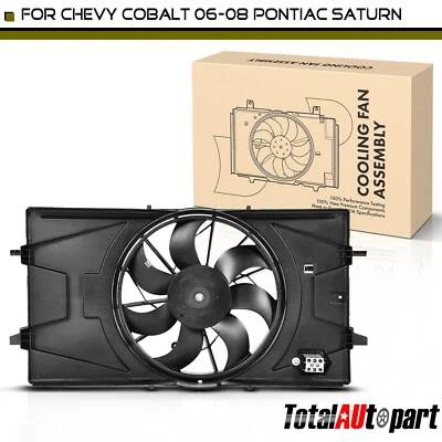 Conjunto de ventilador de refrigeración del radiador con cubierta para Chevrolet Cobalt Pontiac G5 Saturn Foto 1 de 4