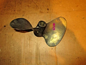 Oscar Johnson Brass 2 Blade Right Hand Pin Drive Racing Prop Propeller - Bild 1 von 4