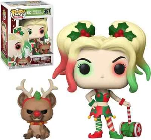 HARLEY QUINN WITH HELPER Funko Pop! DC Super Heroes #357 Vinyl Figure NEW - Picture 1 of 1