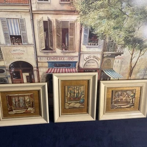 Three Nautical Prints Signed Charles Cerny 1959,60 Ships Sail Globe Ocean Rare - Picture 1 of 24