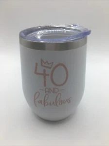 Tumbly - 40th Birthday Tumbler - 40 And Fabulous - Picture 1 of 6