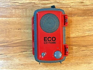 Eco Extreme Waterproof Portable Speaker Red Outdoor Audio - Picture 1 of 4