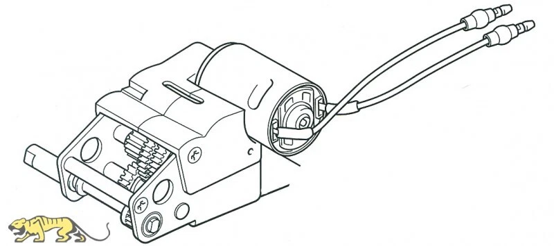 Getriebeeinheit R für Tamiya Königstiger (56018) - 1:16 - 4205030 - Bild 1 von 1