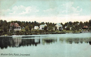 VINTAGE LUNENBURG MA WHALOM PARK DREAMLAND AMUSEMENT PARK POSTCARD 011723 S - Picture 1 of 2