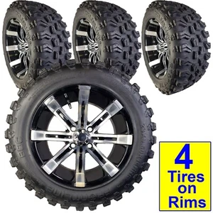 GOLF CART TIRES RIMS WHEELS 23" Off Road All Terrain Mud 23x9.50-14 Radial - Picture 1 of 24