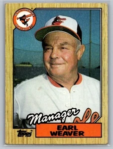 1987 Topps Earl Weaver #568 - Bild 1 von 2