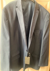 Williams & Brown Blue Suit Jacket 58" Bnwts - Picture 1 of 1