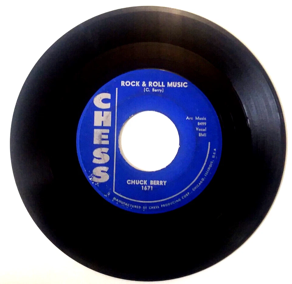 CHUCK BERRY -  Rock & Roll Music / Blue Feeling - Vinyl 45rpm 1957 Chess 1671 - Image 1 of 4