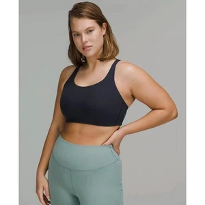 Sujetador energético azul marino LULULEMON Sujetador de impacto de soporte alto para mujer talla 38D gimnasio para correr - Imagen 1 de 7