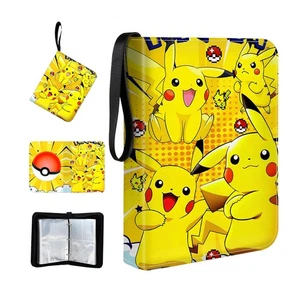 Sammelalbum für 520 Pokemon Karten 4- Pocket Sammelmappe Ordner Heft Kinder NEU - Bild 1 von 13
