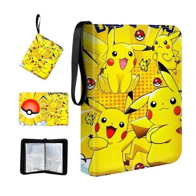 Sammelalbum für 520 Pokemon Karten 4- Pocket Sammelmappe Ordner Heft Kinder NEU - Bild 1 von 4