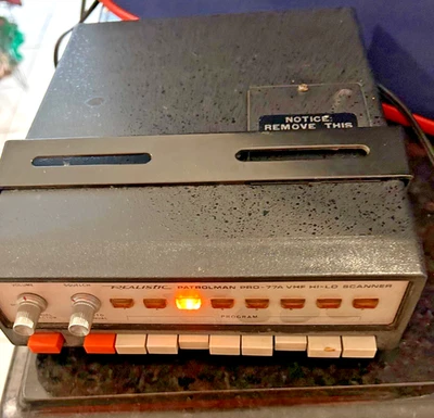 Vintage Realistic Patrolman PRO-77A VHF HI-LO 8 Channel Scanner Works - Image 1 of 4