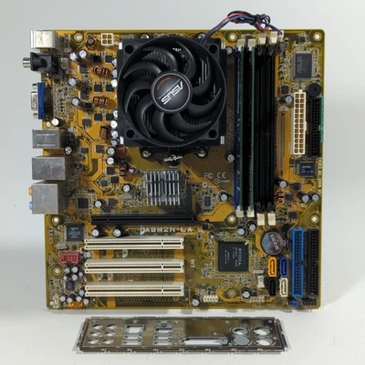 ASUS A8M2N-LA AM2 Motherboard Athlon 64 X2 5000+ 2GB DDR2 nForce 410 NODUSM - Image 1 of 4