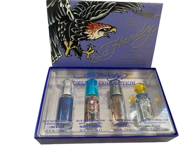 Mini juego Ed Hardy Colonia (4 piezas x 0,25 fl oz eau de toilette spray) para hombre Foto 1 de 4