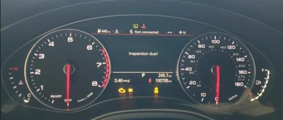 A7 Quattro 2017 equipo original velocímetro calibre panel 100 k millas Audi Foto 1 de 4