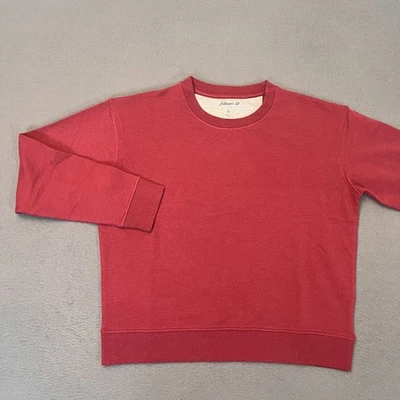 Johnnie-O Womens Sz Sm Penny Sweatshirt Pullover Maroon 1 Cotton Modal Logo Golf - Image 1 of 4