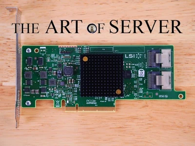 Genuine LSI 9207-8i 6Gbps SAS PCIe 3.0 HBA P20 IT Mode ZFS UNRAID TrueNAS - Image 1 of 4