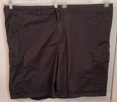 Pantalones Cortos Para Hombre Columbia Cargo Talla 52/10L Negro Claro Calce Regular Foto 1 de 4