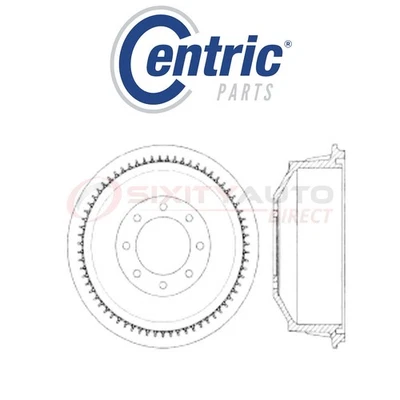 Centric Brake Drum for 1996-2002 Chevrolet Express 2500 6.5L V8 - Braking gn - Imagem 1 de 4