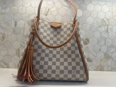 Louis Vuitton Croisette Hobo in Damier Azur canvas - Image 1 of 4
