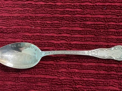 CUCHARA ESTERLINA VINTAGE EL ÁLAMO 1718 por la compañía Watson Foto 1 de 4