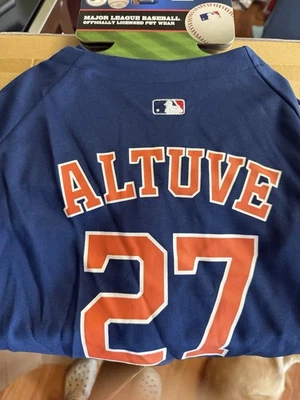 Houston Astros “Altuve” Dog Jersey Size L - Image 1 of 3