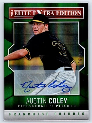 Austin Coley 2014 Elite Extra Edition #84 Auto Green /25 - Image 1 of 2