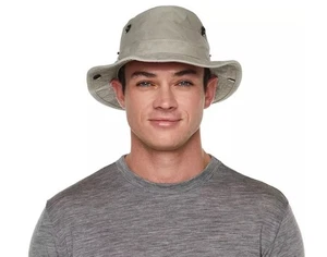 TILLEY T3 Wanderer Khaki Hat Outdoor Hiking Water Resistant UPF 50+ 7 1/4 NWT - Picture 1 of 8