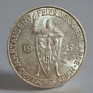 Germany 5 Marks 1925 F, Grade UNC - Picture 1 of 2