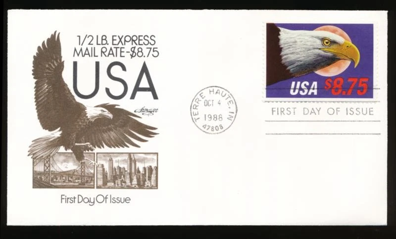 US 2394 $8.75 EAGLE EXPRESS MAIL FDC ARTMASTER - Image 1 of 1