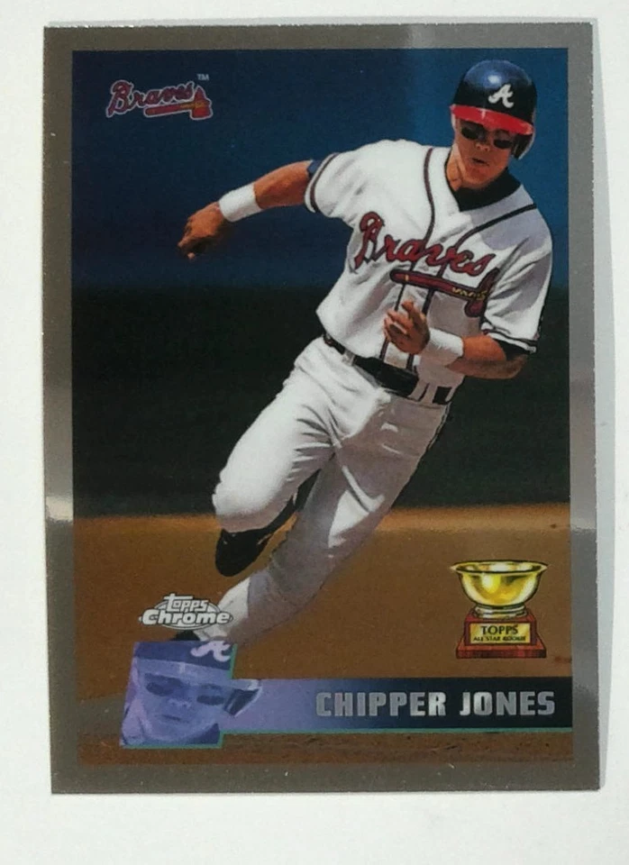 2017 Topps Chrome Update #TARC-8 Chipper Jones Topps All-Rookie Cup Atl.Braves - Image 1 of 2