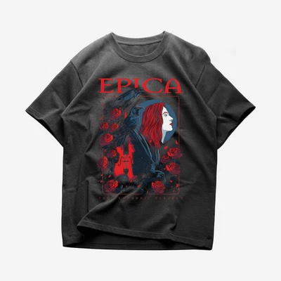 Vintage Epica T-shirt, Metal Music Tee Gift for Woman and Man Oversized Tee - image 1 of 2