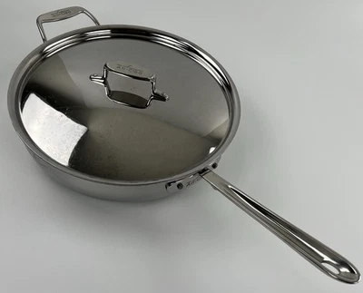 All Clad D5 Essential Pan 6 quart Stainless - Image 1 of 4