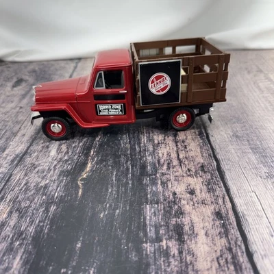 Lennox 1953 Willys Jeep Stakebed bloqueio banco de moedas edição limitada - Imagem 1 de 4