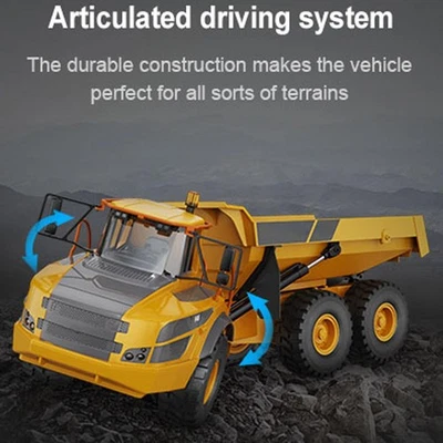Plastic DoubleE E591 003 1:20 6*6 RC Articulated Dumper Truck USB Charging Cable - Image 1 of 4