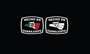 Hecho en Guanajuato letters Decal Car Window Laptop Vinyl Sticker Mexico GTO - Bild 1 von 13