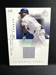 2001 SP Game Used Edition Authentic Fabric Tony Gwynn #TGw Padres Baseball A2W - Picture 1 of 2