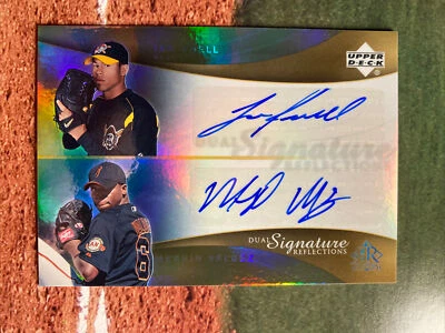 2005 Upper Deck Reflections Dual Sig. AUTO Merkin Valdez & Ian Snell - Image 1 of 3
