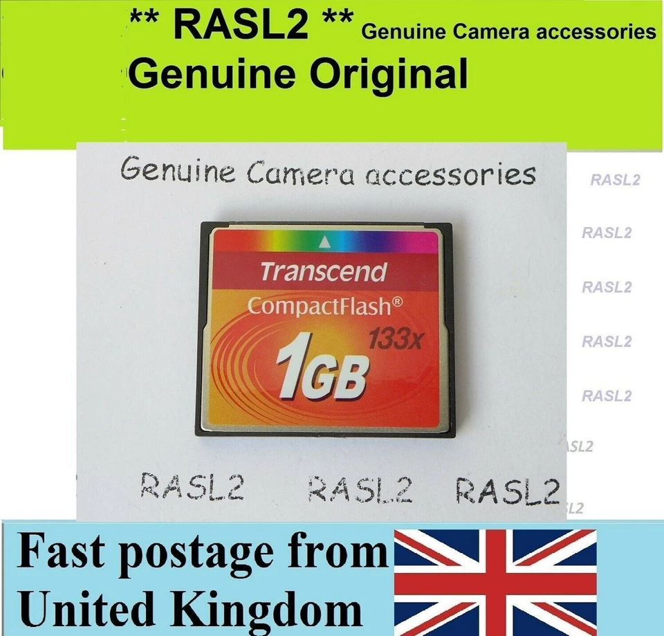 CF Compact Flash Memory Card For Digital Camera Canon EOS 350D 300D 50D 40D 30D - Image 1 of 2