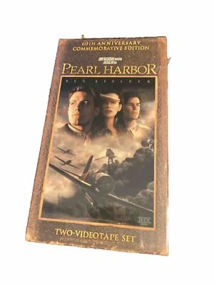 Pearl Harbor (VHS 2001, 2-Tape Set, 60th Anniversary Commemorative Edition) Used - Image 1 of 4