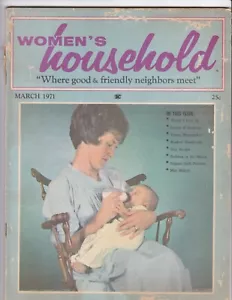 Vintage Women's Household Magazine March 1971 - Picture 1 of 2