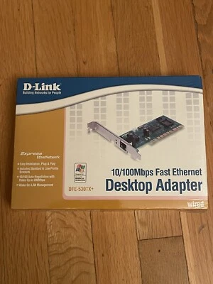 D-Link DFE-530 TX+ 10/100 Mbps Ethernet Desktop Adapter SS - Image 1 of 4