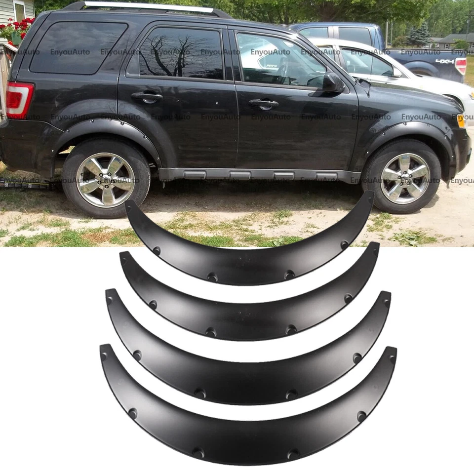 4X 35" For Ford Explorer Universal Fender Flares Wheel Arches Wide Body Kit  Foto 1 de 4